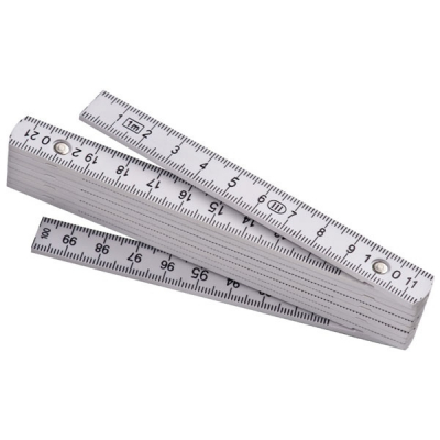 Mètre pliable Longlife fibre de verre classe 3 blanc