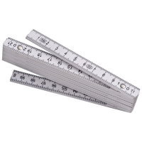 Mètre pliable Longlife fibre de verre classe 3 blanc