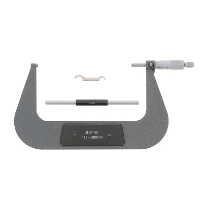 Micromètre extérieur 1/100 - cap 175-200-  touche carbure 8  mm