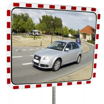 Miroir Routier d’Agglomération 90° – Sécurité Urbaine – Acrylique Antichoc Conforme
