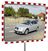Miroir Routier d’Agglomération 90° – Visibilité Intersections – Polycarbonate Incassable Conforme No