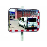 Miroir Routier Tous Usages 90° – Sécurité Visuelle – Acrylique Antichoc avec Réflecteur Rouge Miroir Routier Tous Usages 90° – Sécurité Visuelle – Acrylique Antichoc avec Réflecteur Rouge