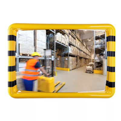 Miroir de Sécurité Industriel Check Point – Prévention Collisions – Acrylique Antichoc Certifié TÜV