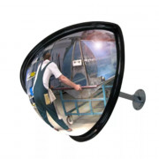 Miroir Industriel Transpo – Vision Grand Angle – Sécurité Circulation Engins