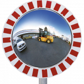 Miroir routier rond panoramique à 180°