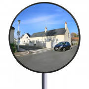 Miroir de sécurité rond inaltérable, traité anti UV