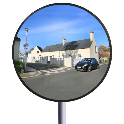 Miroir de sécurité rond inaltérable, traité anti UV