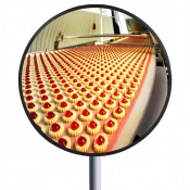 Miroir de signalisation en inox à usage intérieur ou extérieur