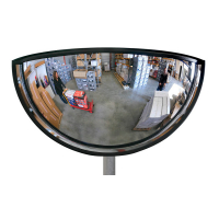 Miroir de surveillance 1/4 sphère panoramique vision à 180° Miroir de surveillance 1/4 sphère panoramique vision à 180°