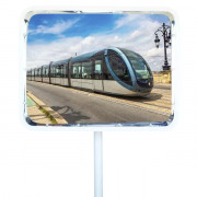 Miroir rectangulaire avec réflecteurs