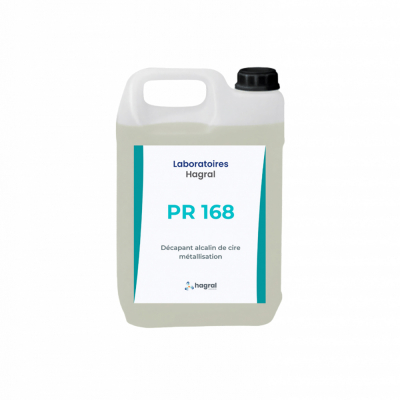 PR 168 Décapant alcalin de cire métallisation