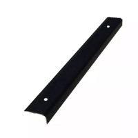 Nez de marche à visser contrasté Meiser LICORNE aluminium anodisé ERP, PMR