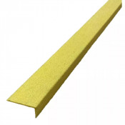 Nez de marche large (70mm) Meiser POLYGRAIN XL, corindons, résine à coller, jaune ERP, PMR