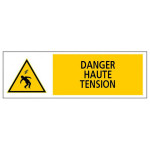 Panneau danger haute tension