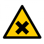 Panneau danger matières nocives et irritantes