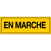 Panneau en marche