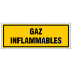 Panneau gaz inflammables