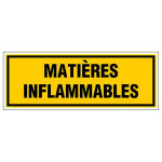 Panneau matières inflammables