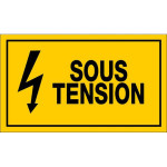 Panneau sous tension