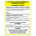 Panneau utilisation des EPI