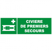 Panneau civière de premiers secours