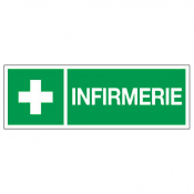 Panneau croix infirmerie