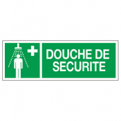 Panneau douche de sécurité