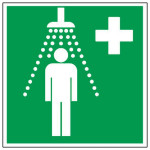 Panneau douche de sécurité