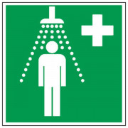Panneau douche de sécurité