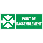 Panneau point de rassemblement