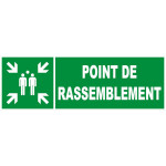 Panneau point de rassemblement