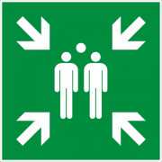 Panneau point de rassemblement