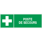 Panneau poste de secours