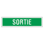 Panneau sortie