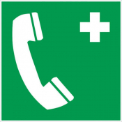 Panneau téléphone de secours