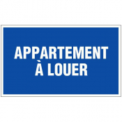 Panneau appartement à louer
