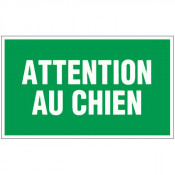 Panneau attention au chien