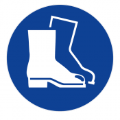 Panneau chaussures de sécurité obligatoires