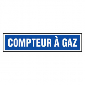 Panneau compteur à gaz