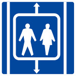 Panneau d'indication "Ascenseur"