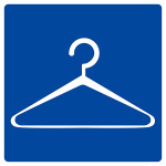 Panneau d'indication d'un Vestiaire