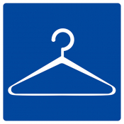 Panneau d'indication d'un Vestiaire