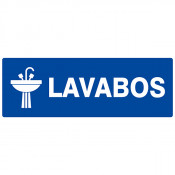 Panneau "Lavabos"