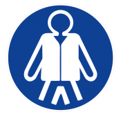 Panneau obligation de porter un gilet de sauvetage