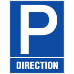Panneau parking direction