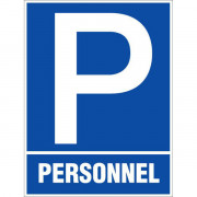 Panneau parking personnel