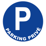 Panneau parking privé