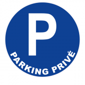 Panneau parking privé