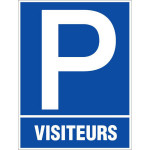 Panneau parking visiteurs