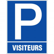 Panneau parking visiteurs